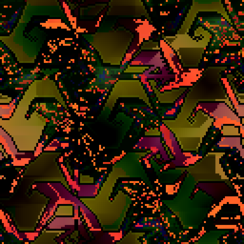 Abstract pixel art 3
