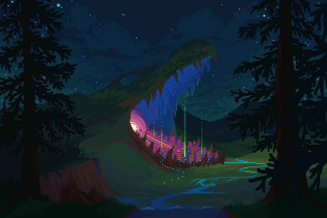 Dark pixel art 4