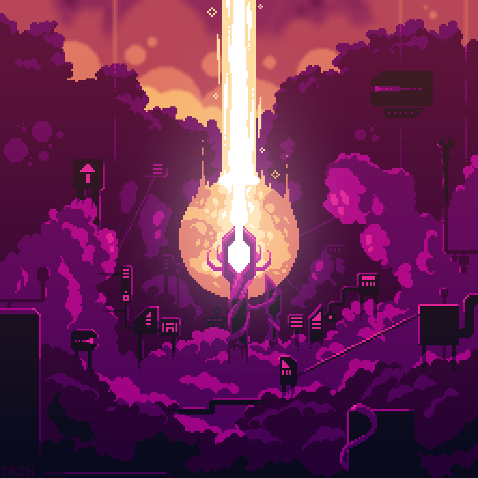 Dark pixel art 8